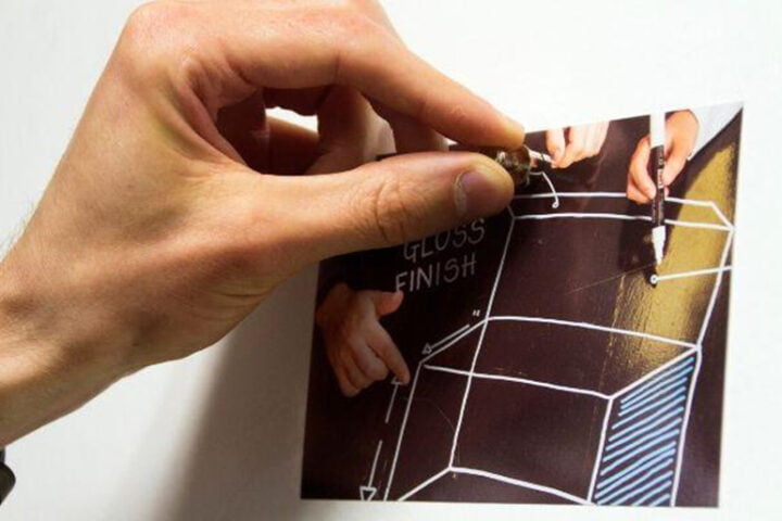 Magnettapete Magnettafel magnetische Wand