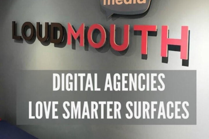 Digitalagenturen lieben die beschreibbaren Whiteboard-Wandoberflächen von Smarter Surfaces