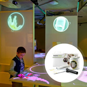 Interaktive Projektor Leinwandfarbe