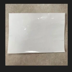 Self adhesive whiteboard film clear sample