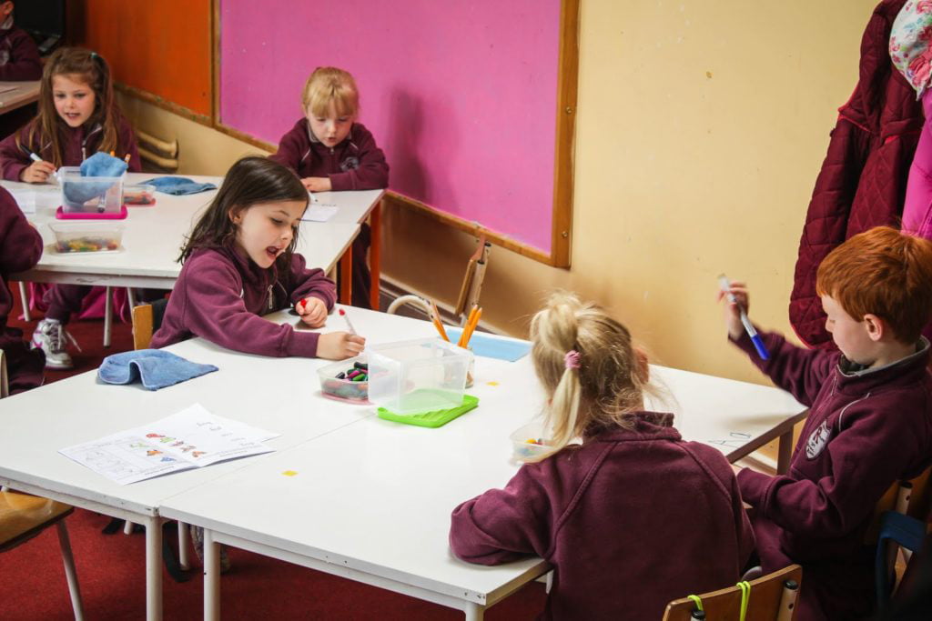 Smart Whiteboard Farbe im Einsatz an der Ratoath Junior National School